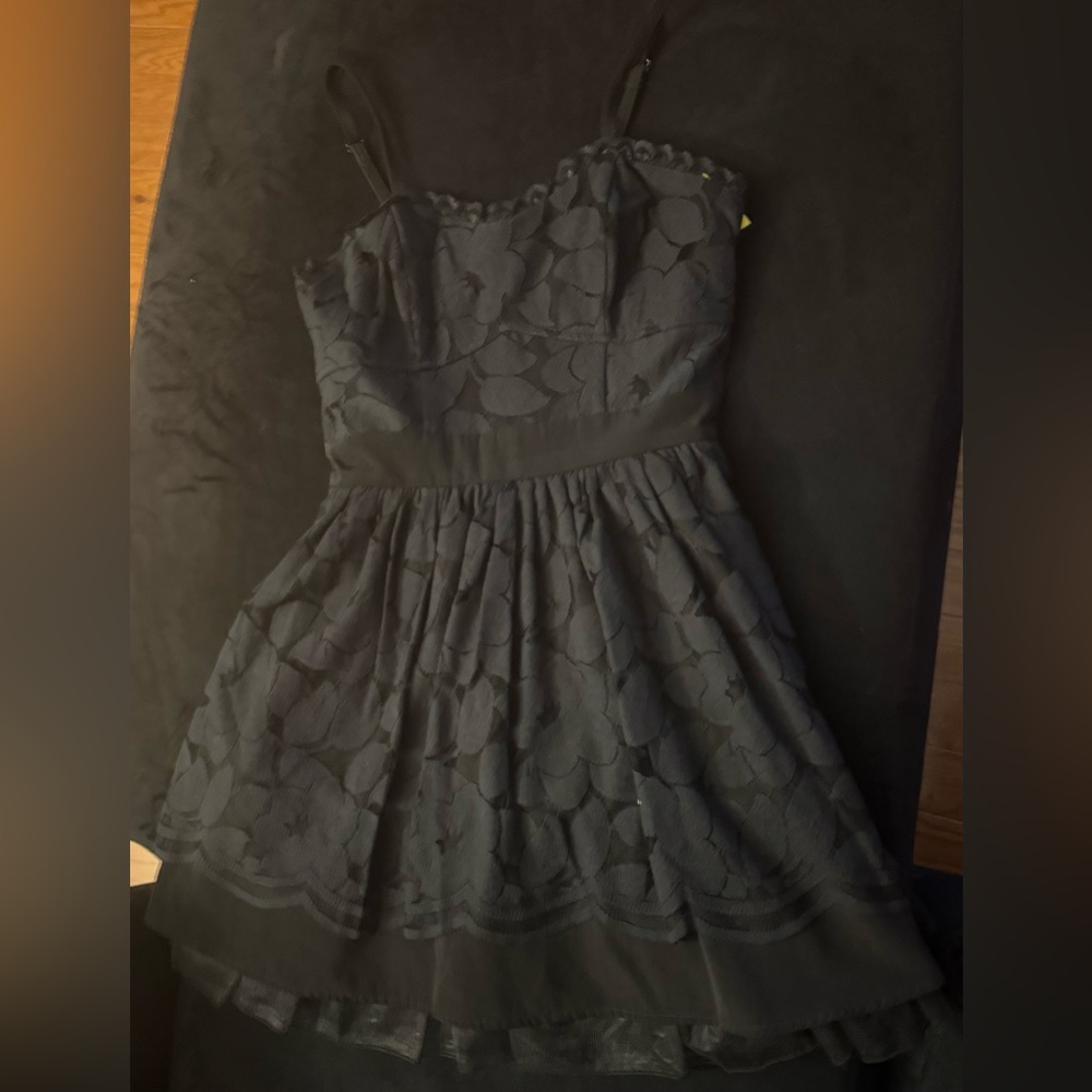 Sweet Love by Hot Topic Black Lace Mini Dress – Size Medium